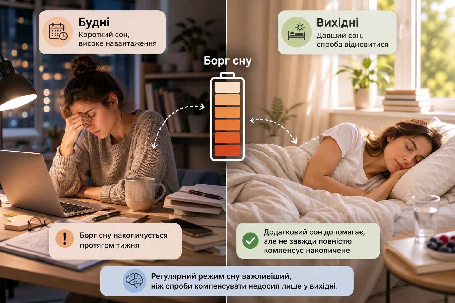 Чому організм по-різному реагує на недосипання: генетика відновлення після нестачі сну — фото 3